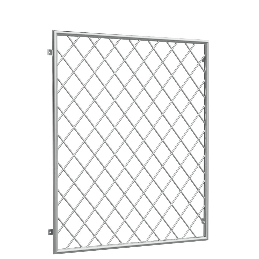 Fenstergitter Edelstahl Rauten Rundstab