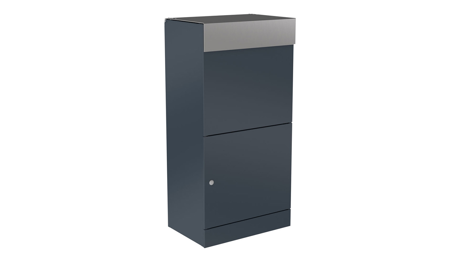 Paketbox Metall Montreal von KNOBLOCH mit Edelstahl-Klappe