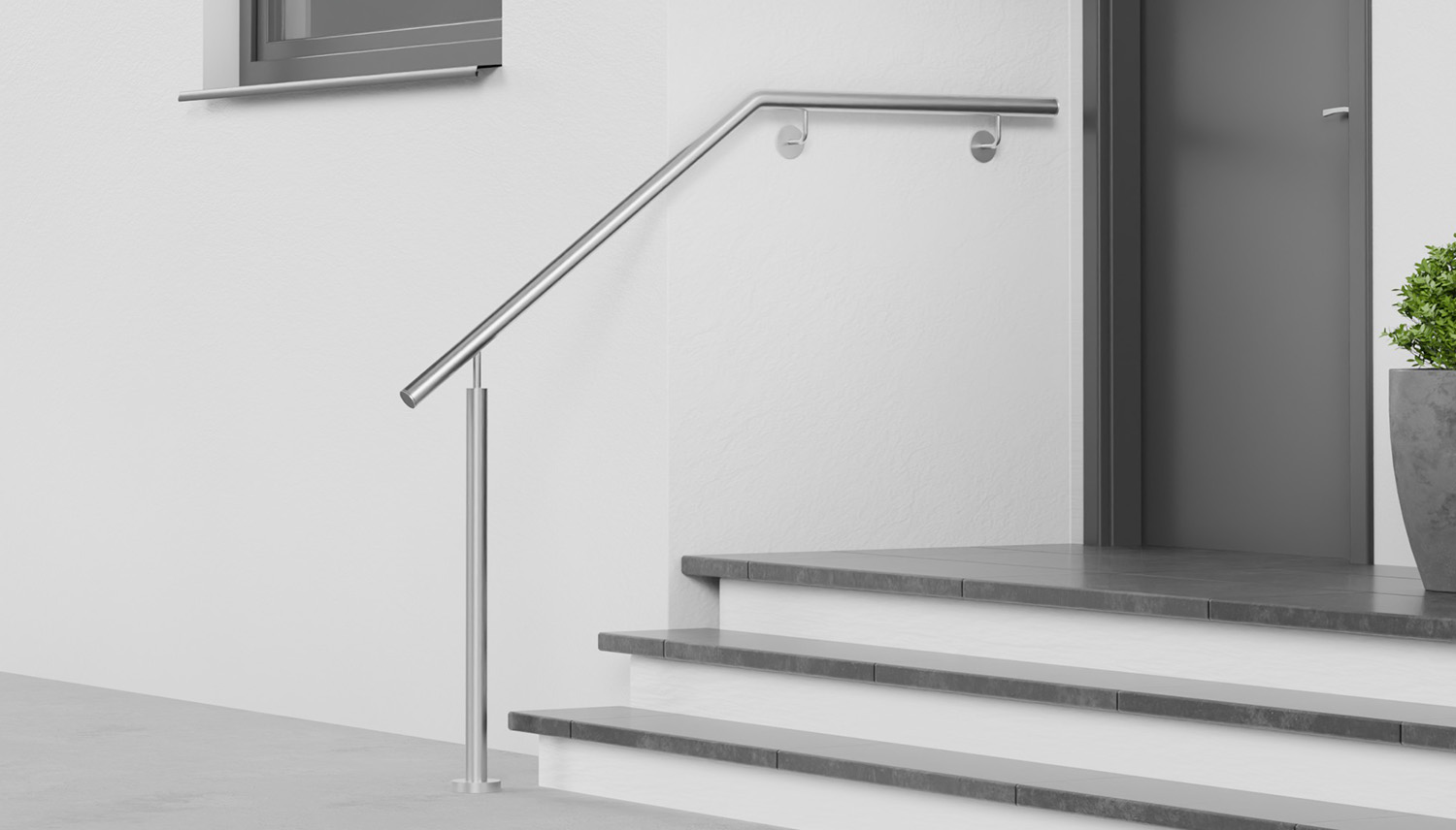 Treppenhandlauf Edelstahl WTSS-CL