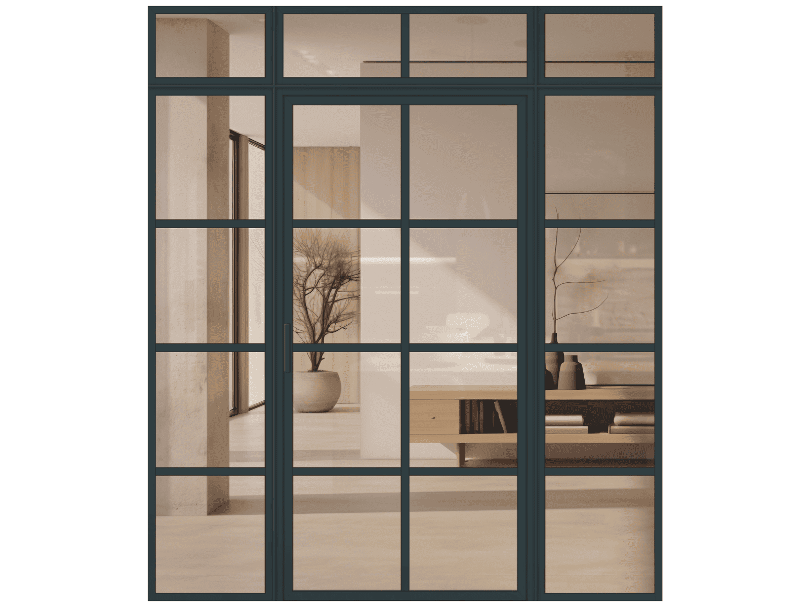Lofttür Aluminium und Glas LOFT DE LUXE - Loft 6
