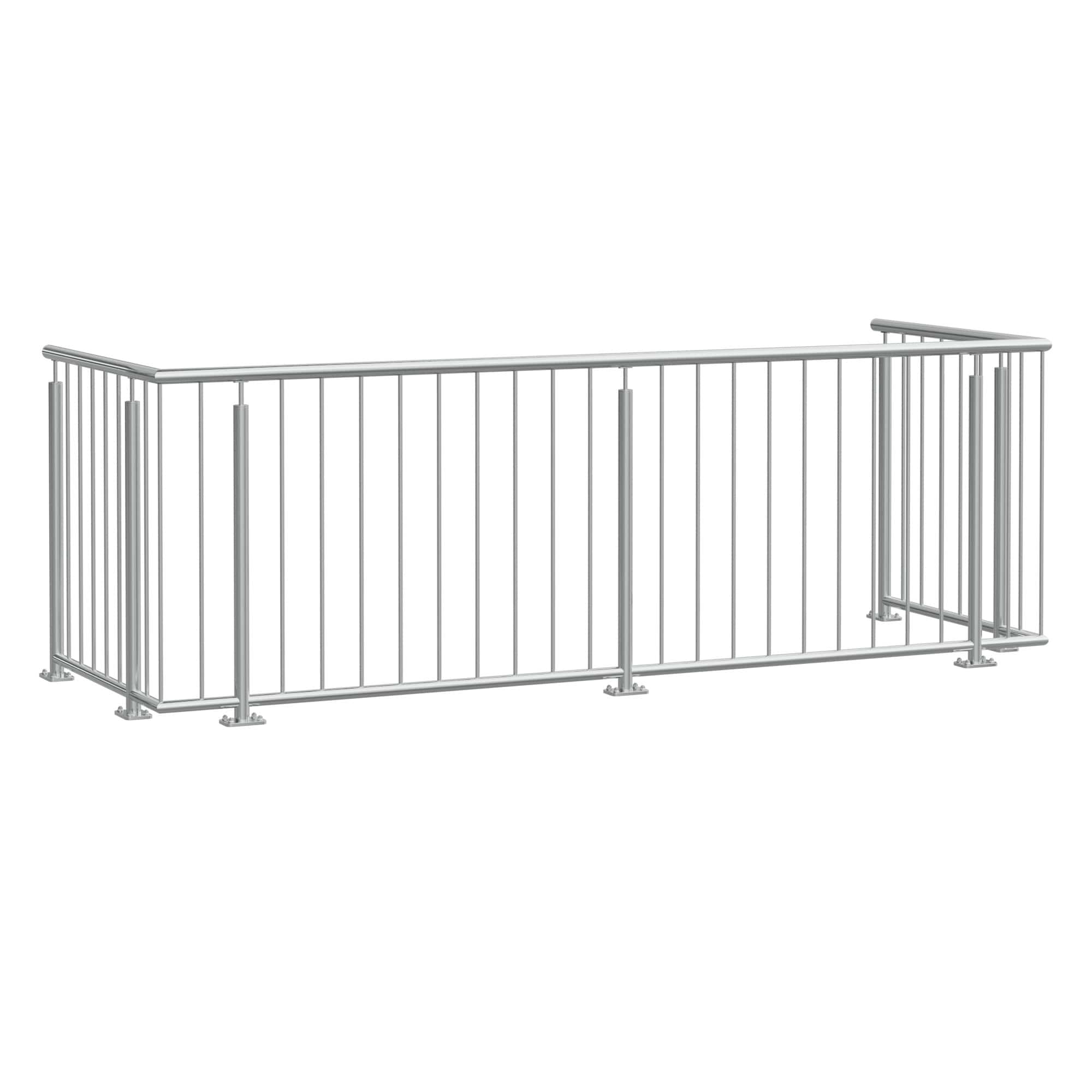 Balkongeländer Edelstahl Standard Modern 