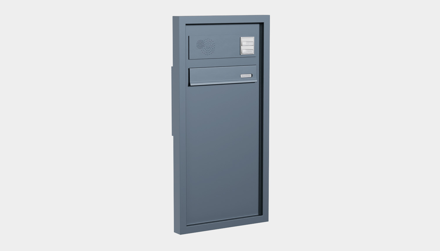 Briefkastenelement Alu mit 1 Briefkasten