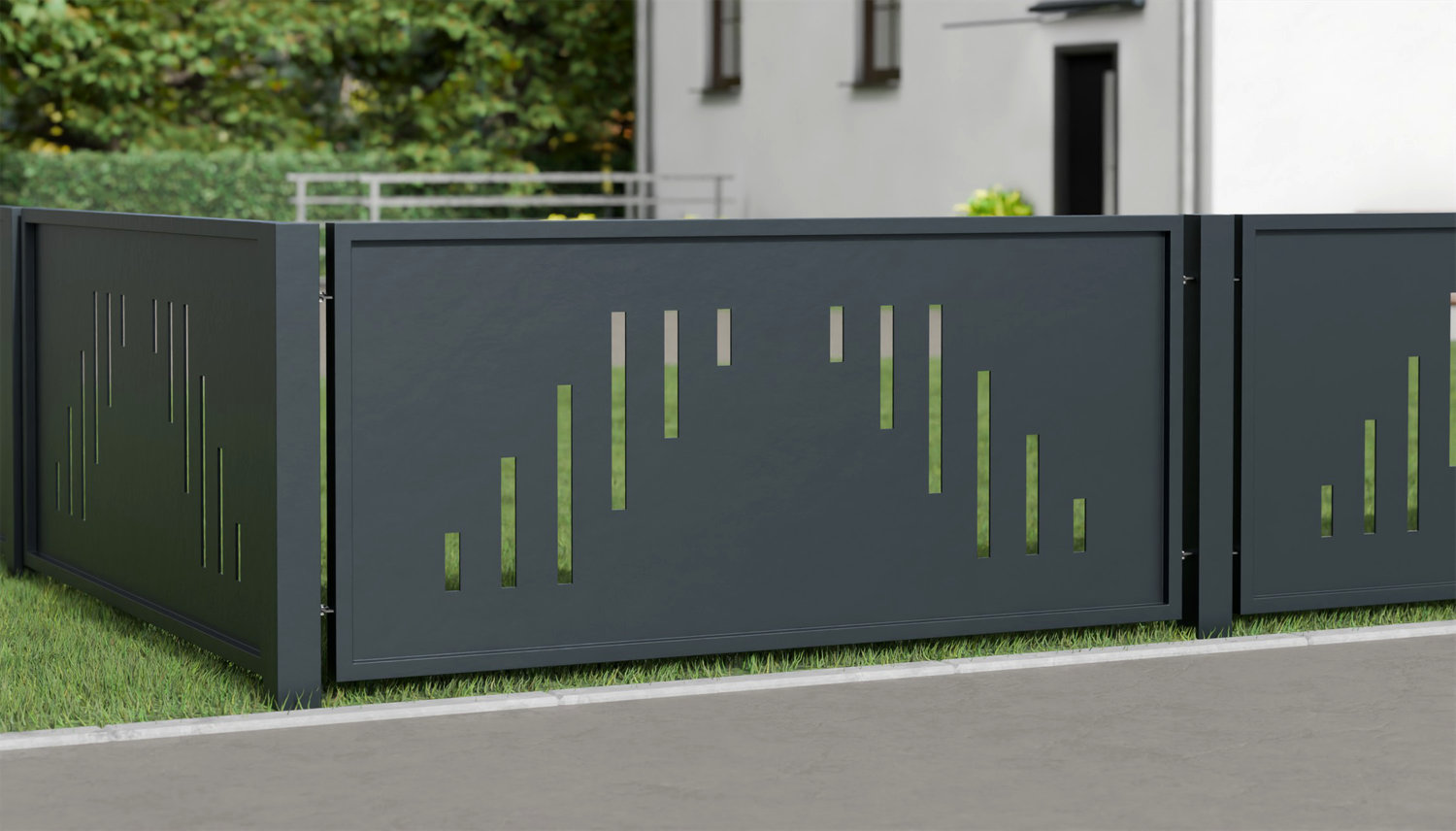 Sichtschutzzaun Alu SG, GE