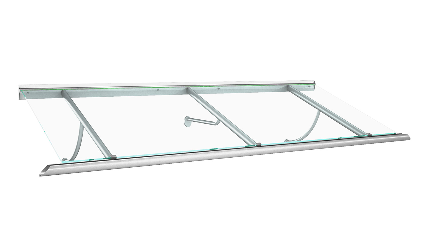 Vordach Aluminium Calypso VSG-Glas