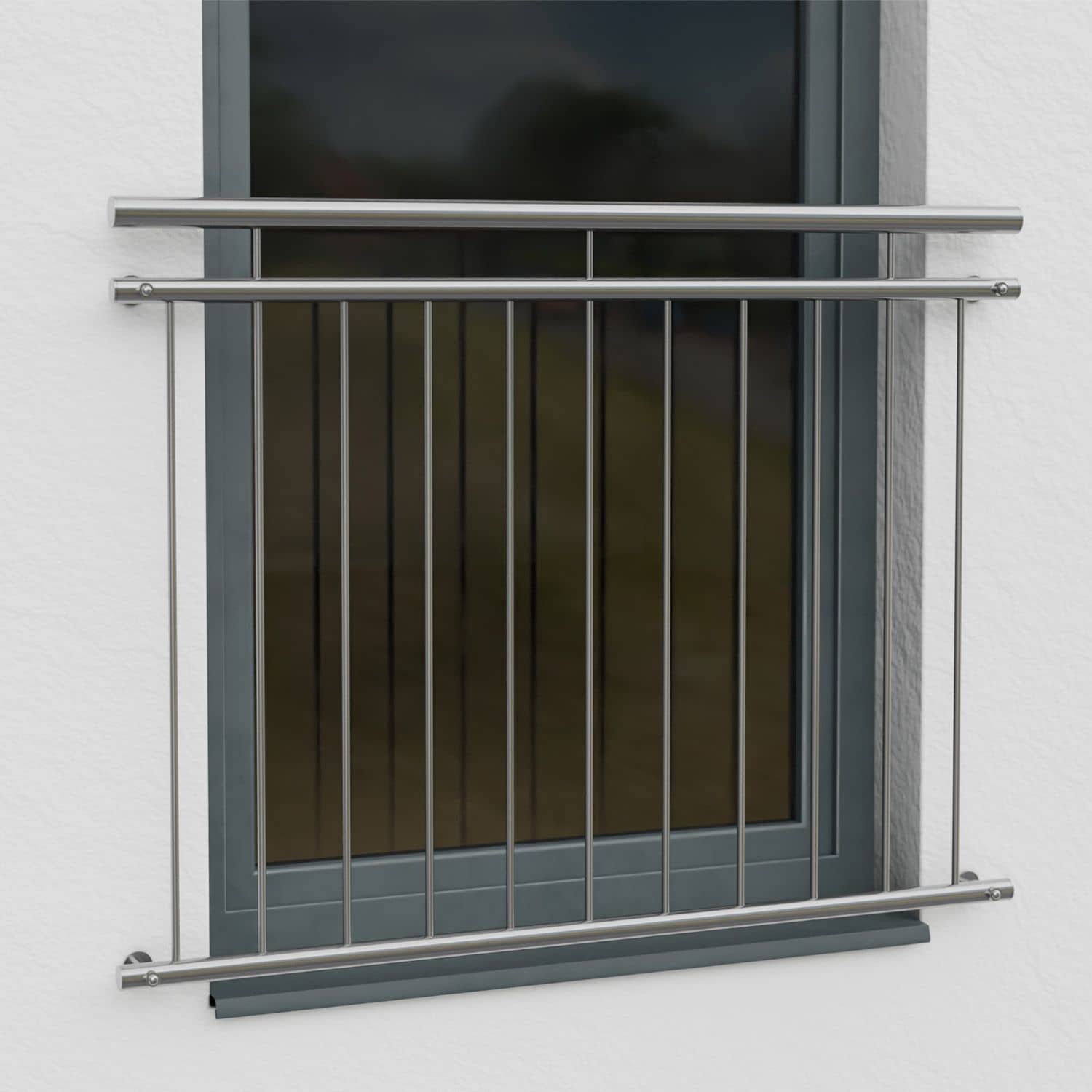 Französischer Balkon Edelstahl Standard