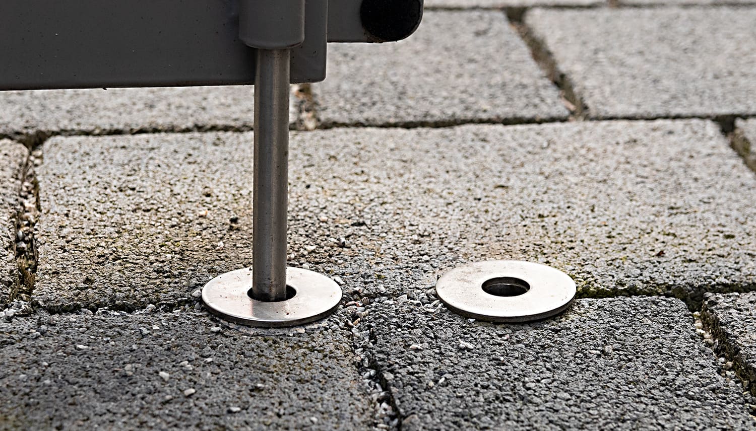 Gartentor Alu 2-flügelig Sichtschutz KSKR, OB