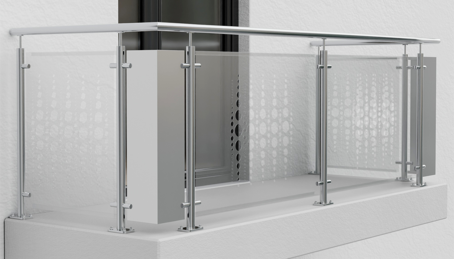 Eckelement Aluminium PE