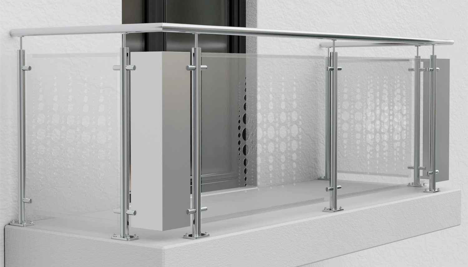 Eckelement Aluminium PE