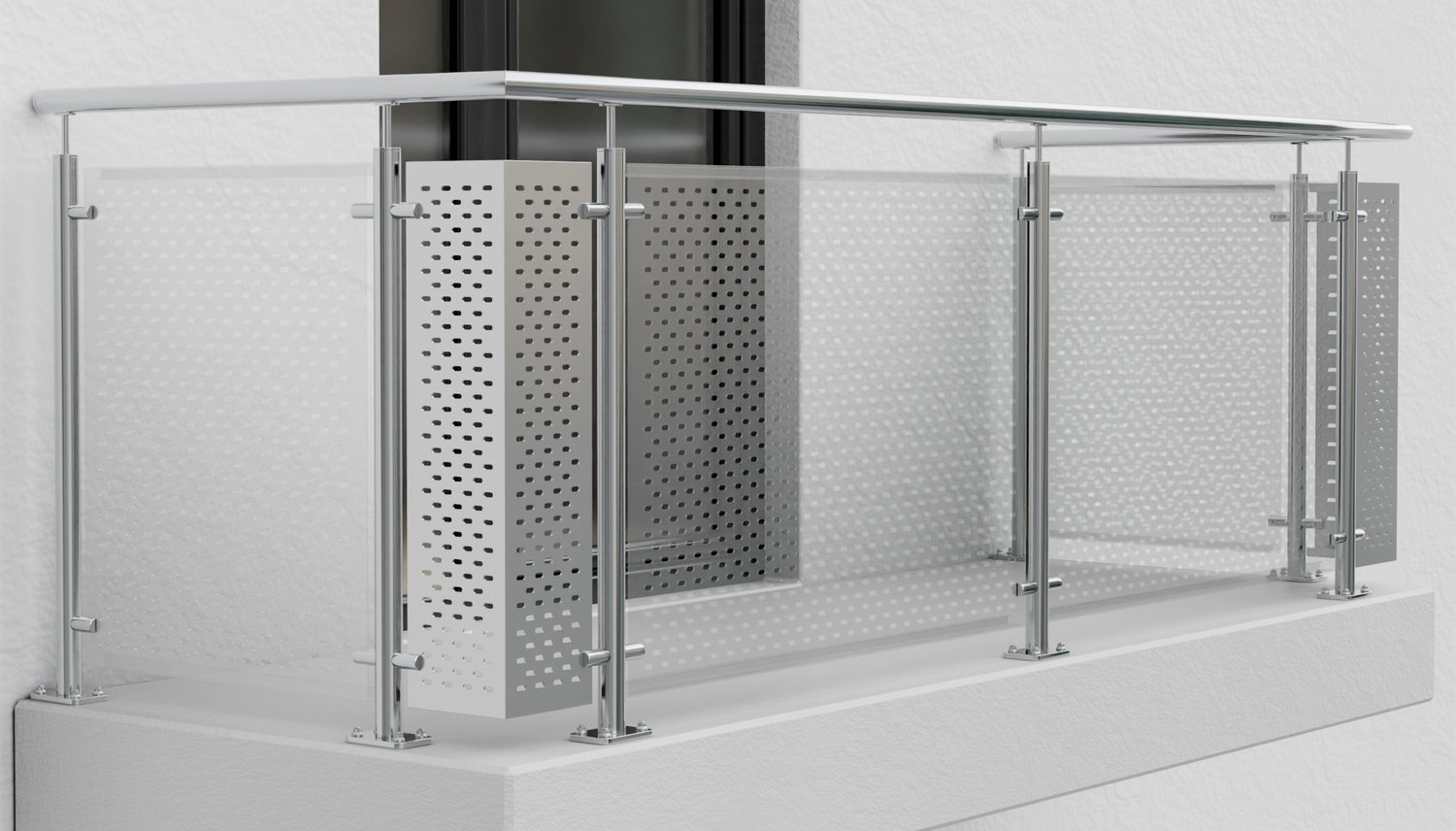 Eckelement Aluminium LL VE