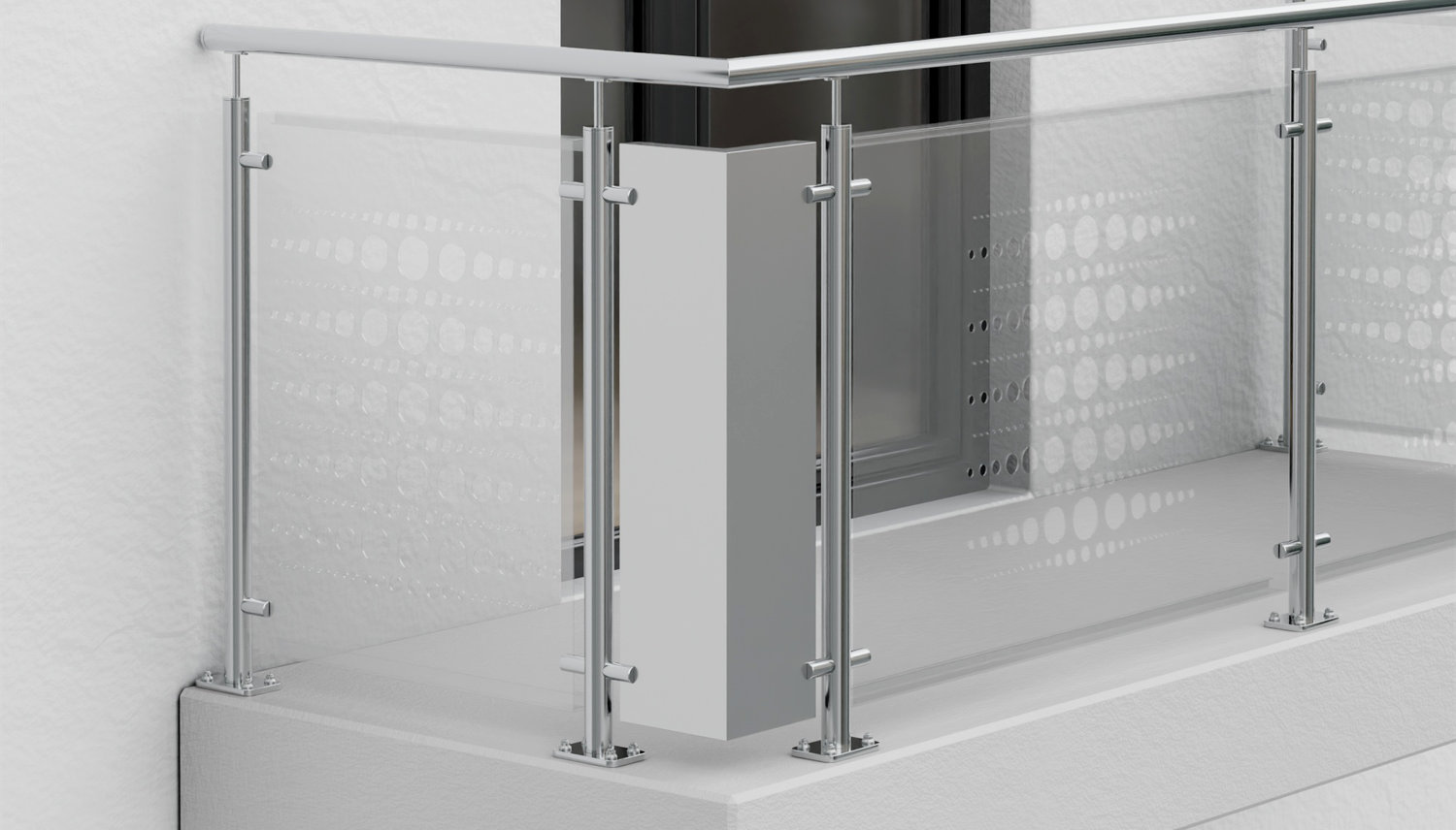 Eckelement Aluminium PE 2