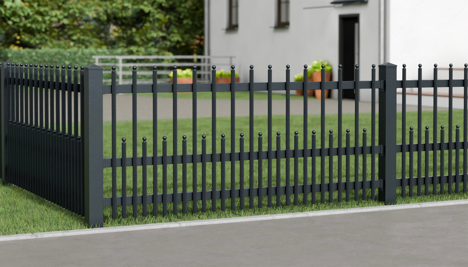 Gartenzaun Alu Palisaden DPP Elegant, GE