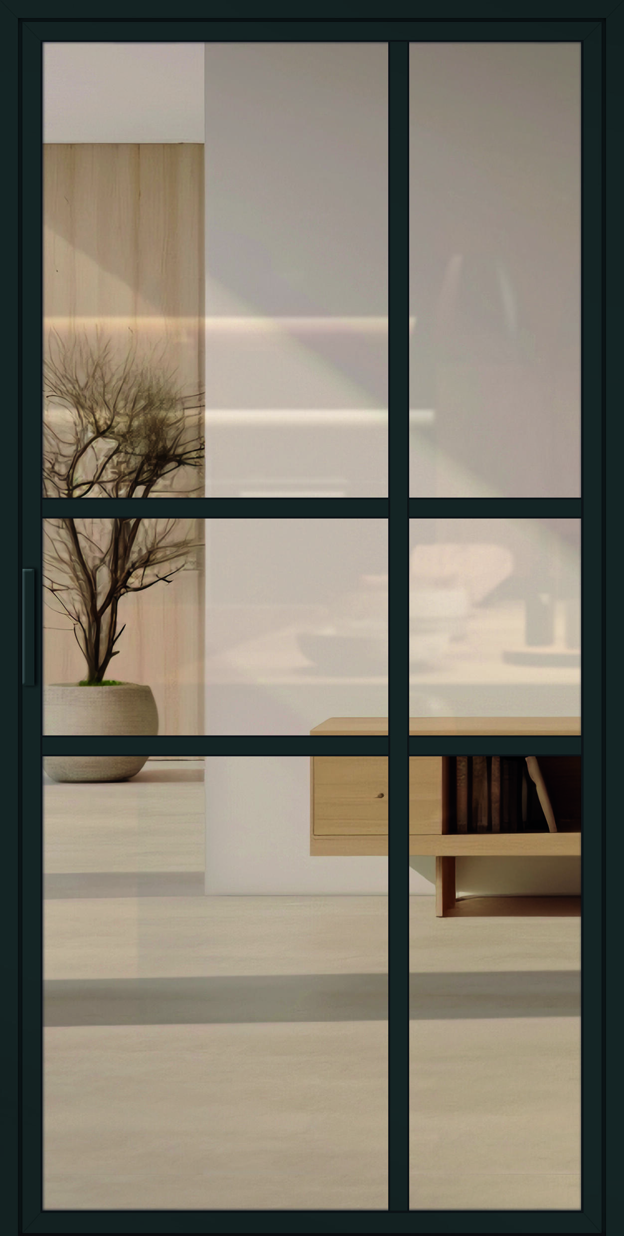 Lofttür Aluminium und Glas LOFT DE LUXE - Loft 10