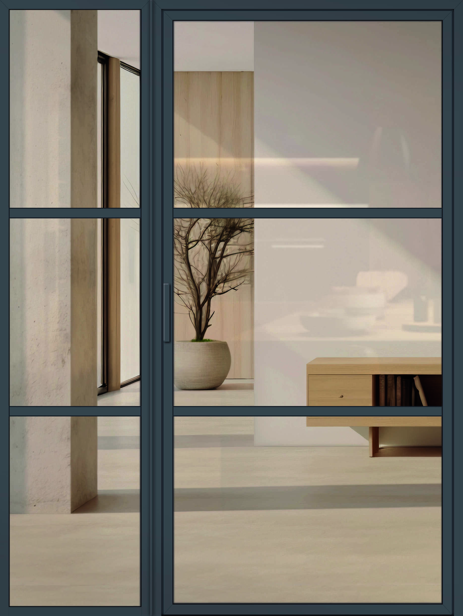 Lofttür Aluminium und Glas LOFT DE LUXE - Loft 3