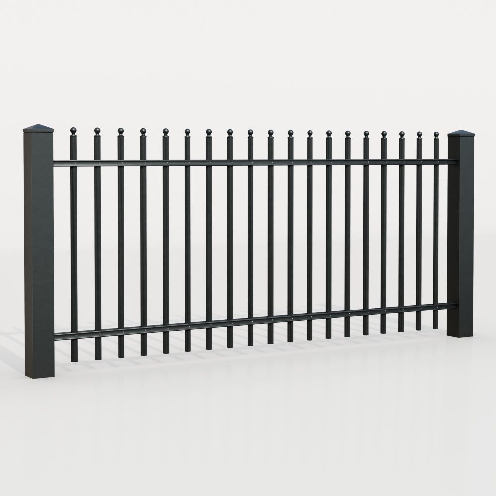Gartenzaun Alu Palisaden Classic, GE