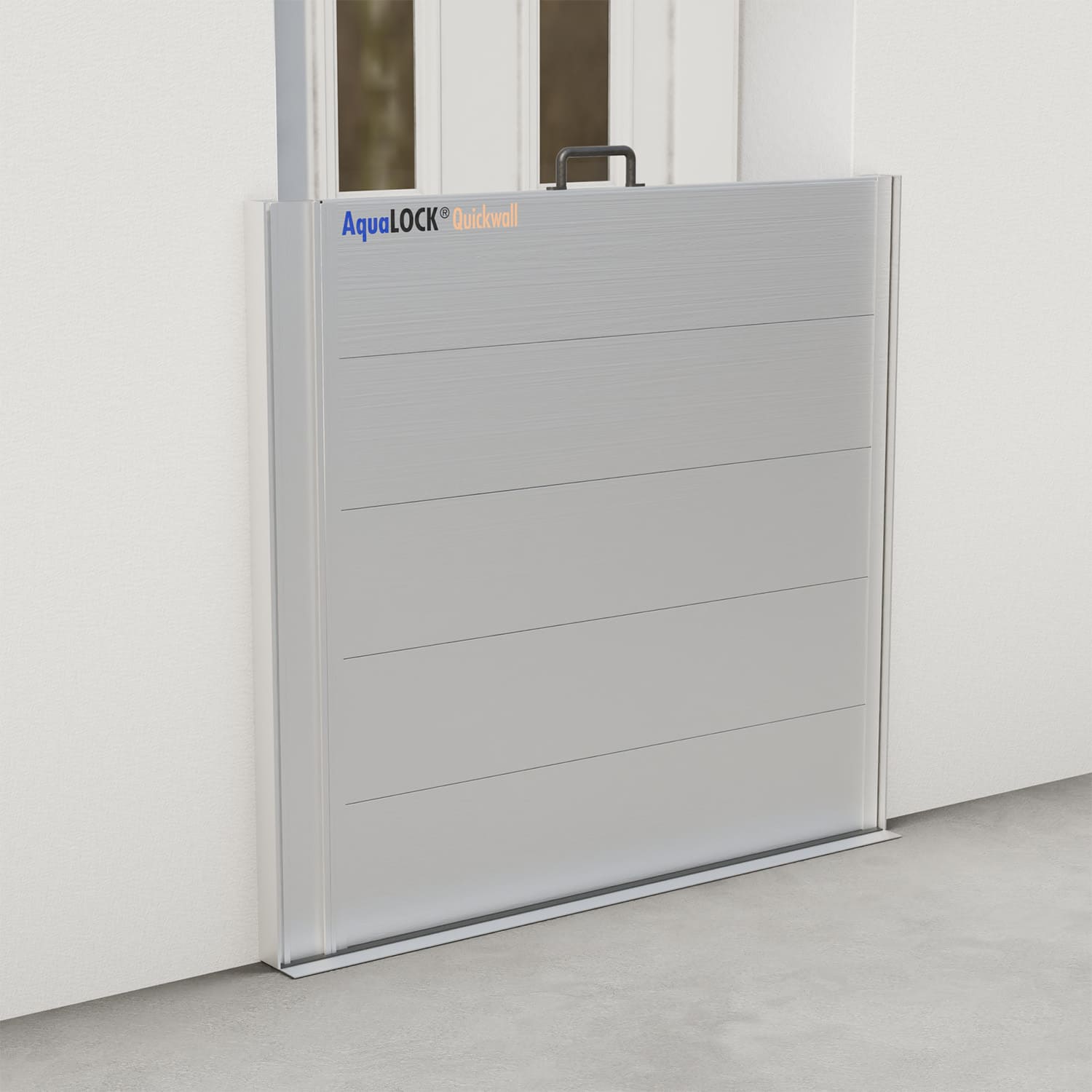 Mobiler Hochwasserschutz Alu AquaLOCK® Quickwall