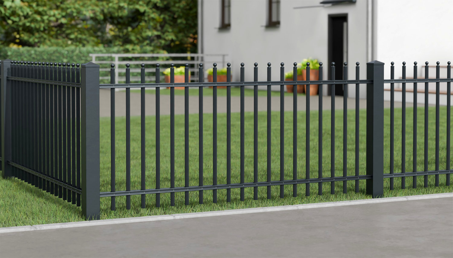 Gartenzaun Alu Palisaden Classic, GE