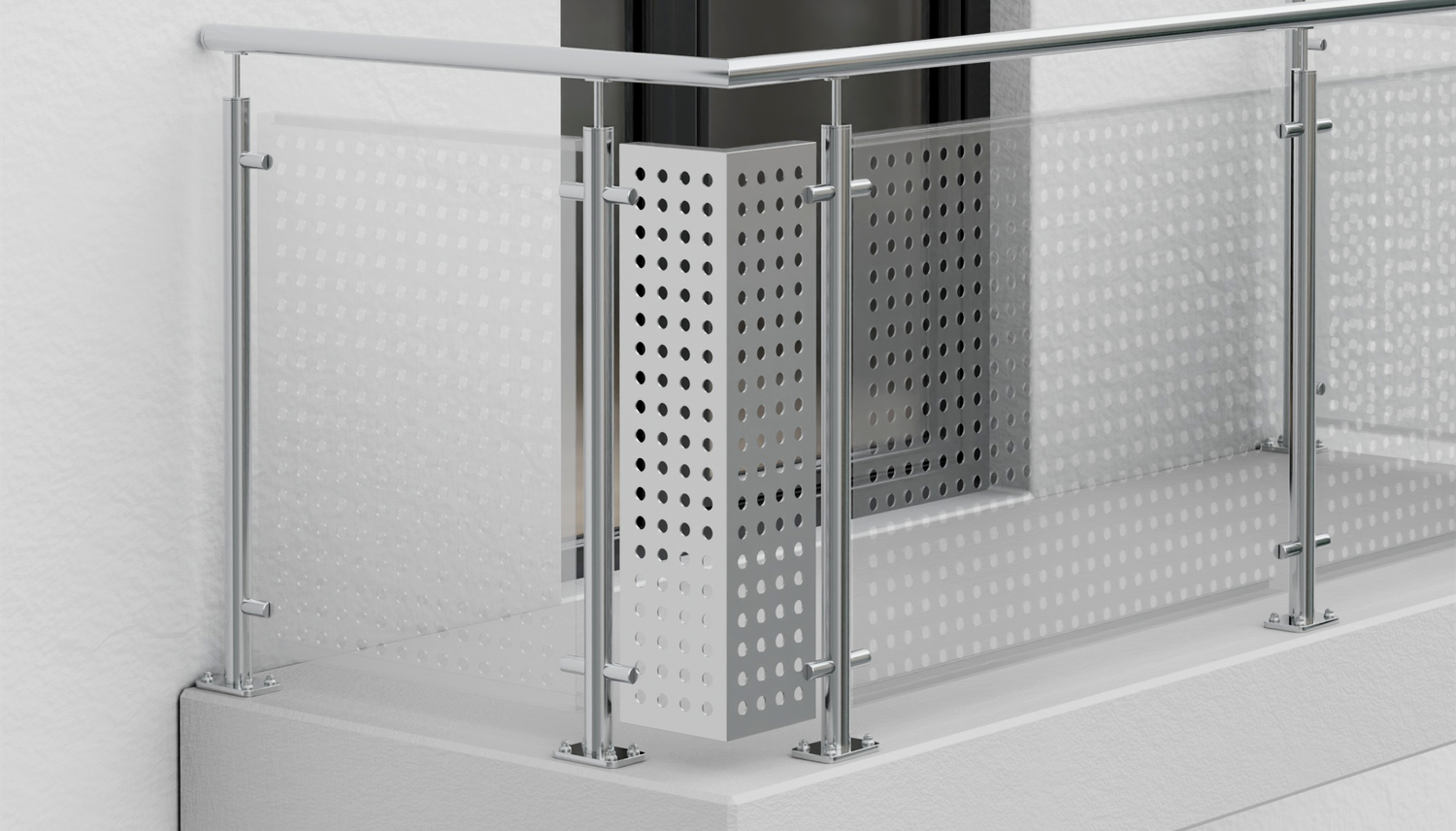 Eckelement Aluminium RL GE