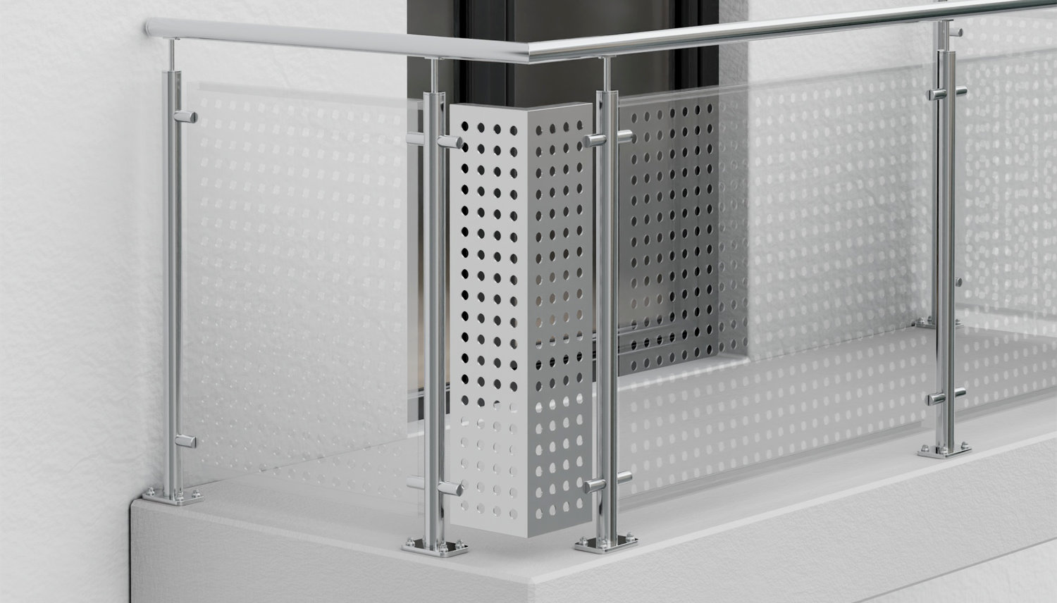 Eckelement Aluminium RL GE