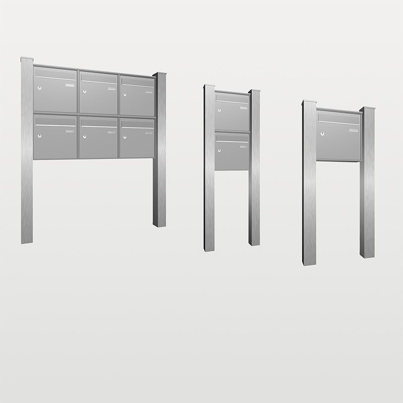Standbriefkästen Edelstahl