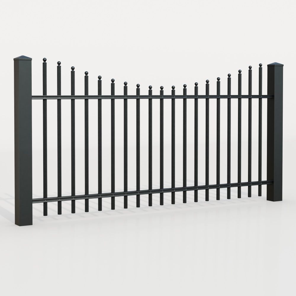 Gartenzaun Alu Palisaden Classic, UB