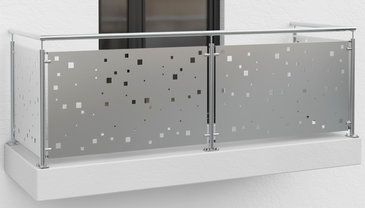 Balkonverkleidung Aluminium QE