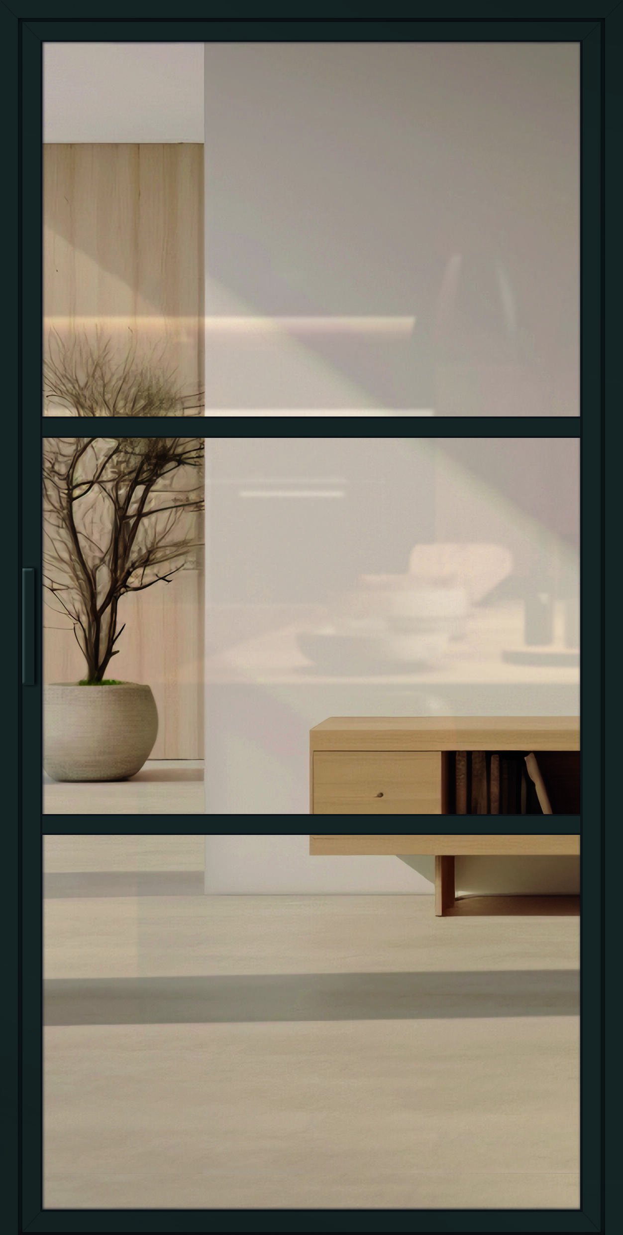 Lofttür Aluminium und Glas LOFT DE LUXE - Loft 3