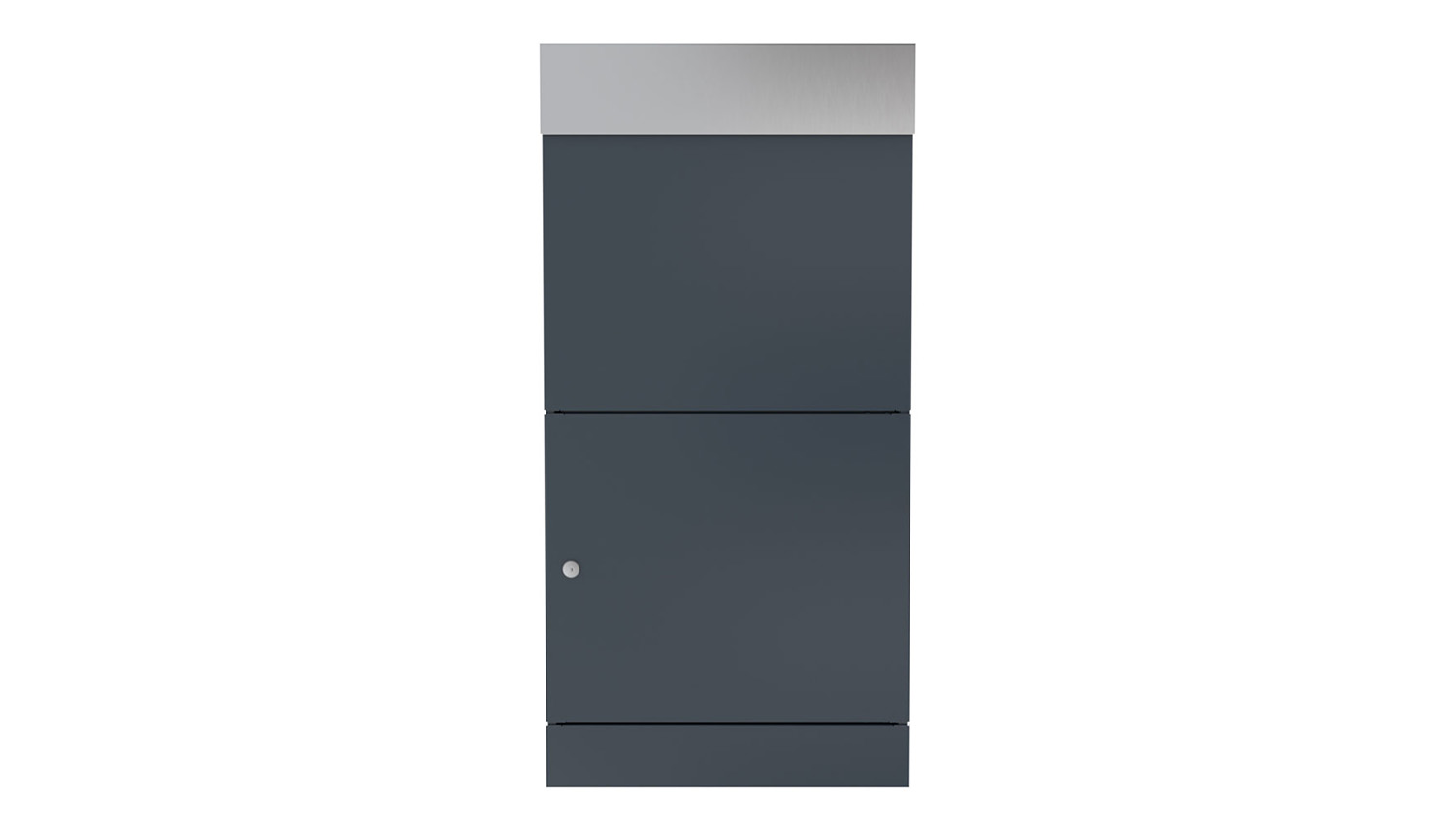 Paketbox Metall Montreal von KNOBLOCH mit Edelstahl-Klappe