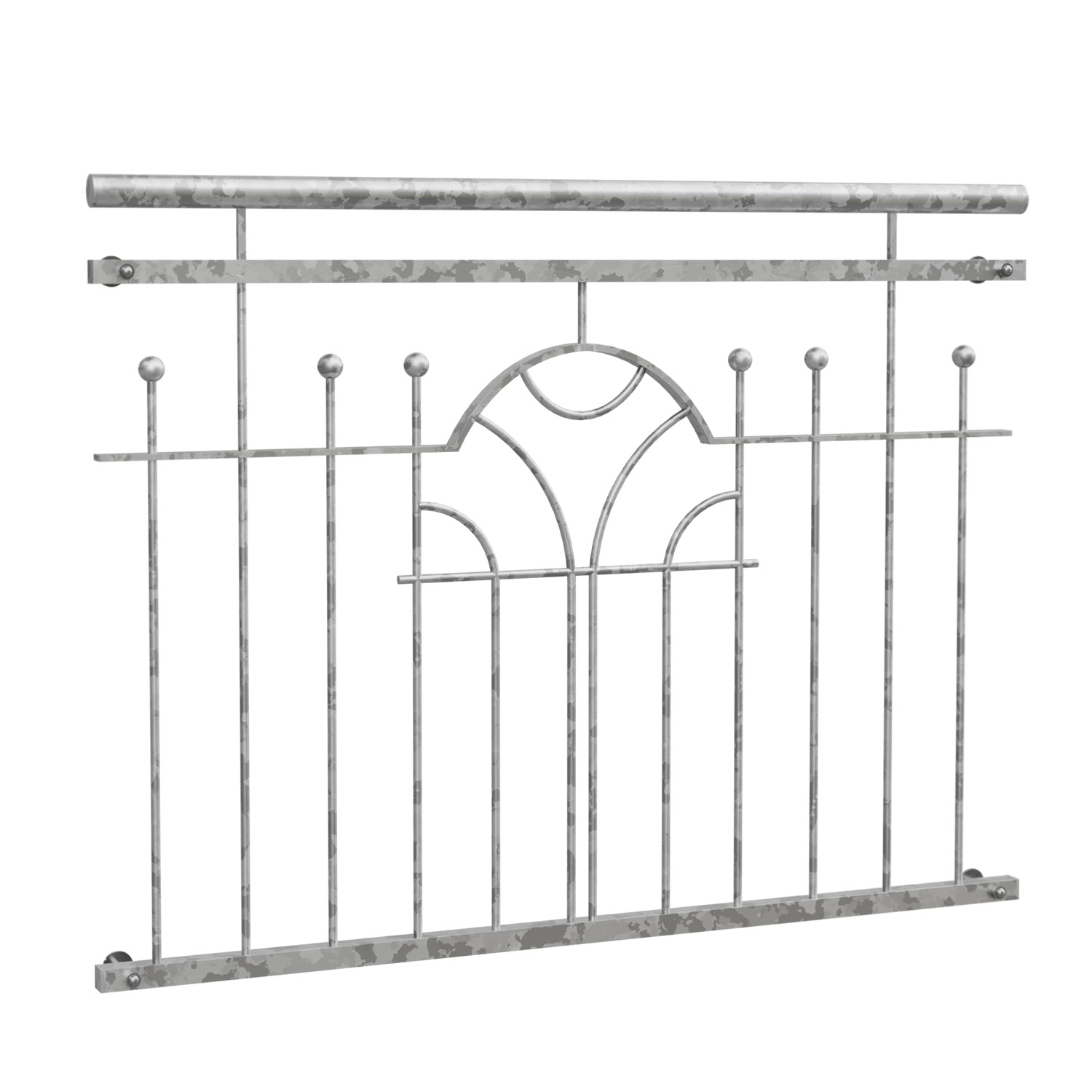 Französischer Balkon verzinkt Modern II Ornament 