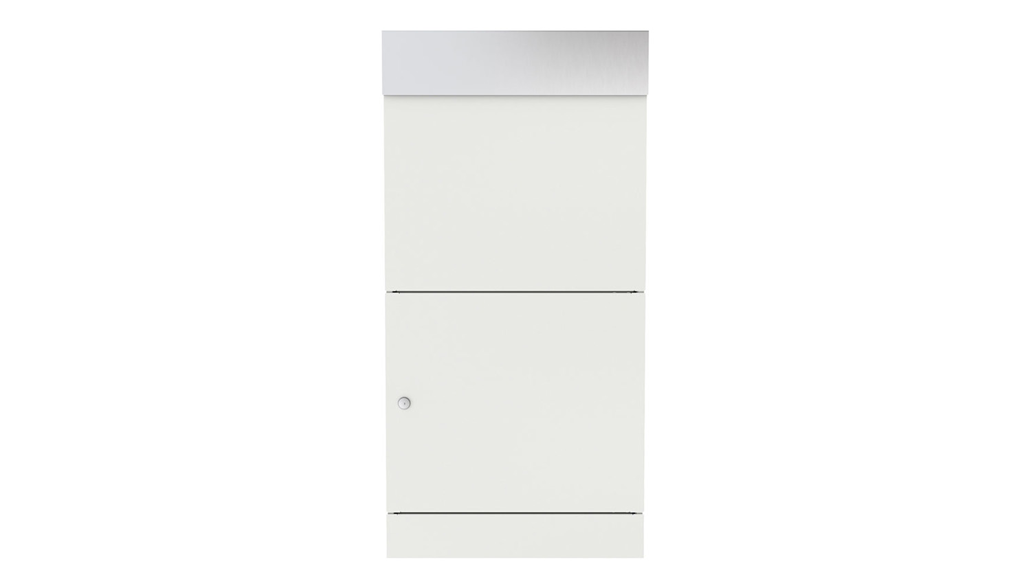 Paketbox Metall Montreal von KNOBLOCH mit Edelstahl-Klappe