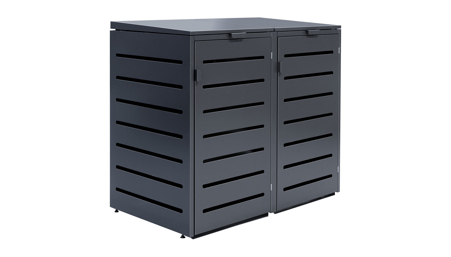 Mülltonnenbox Alu 2-türig MTB1021 240L von KNOBLOCH