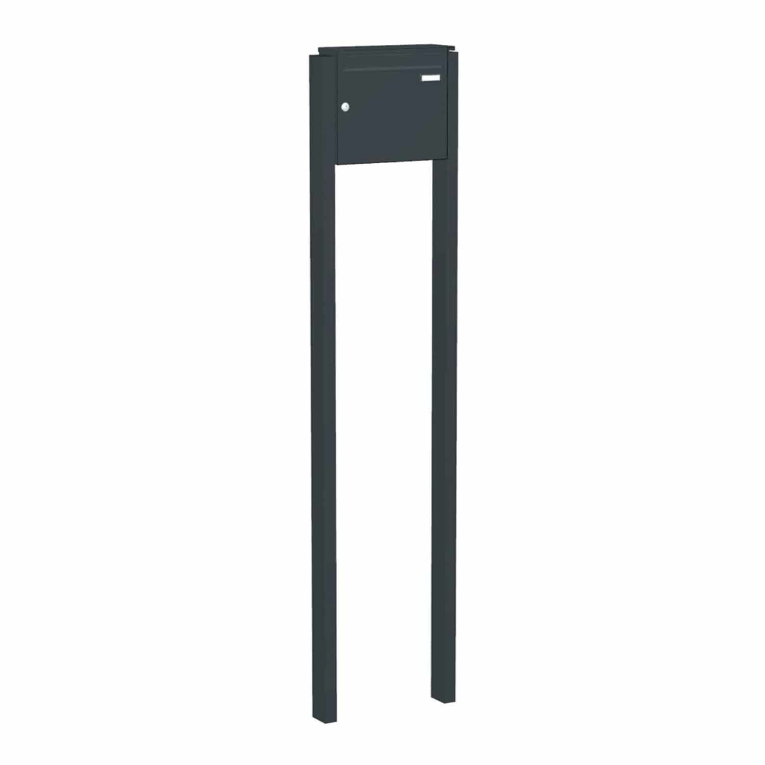 Briefkastenanlage | Freistehend | 1-fach | Senkrecht | Farbe