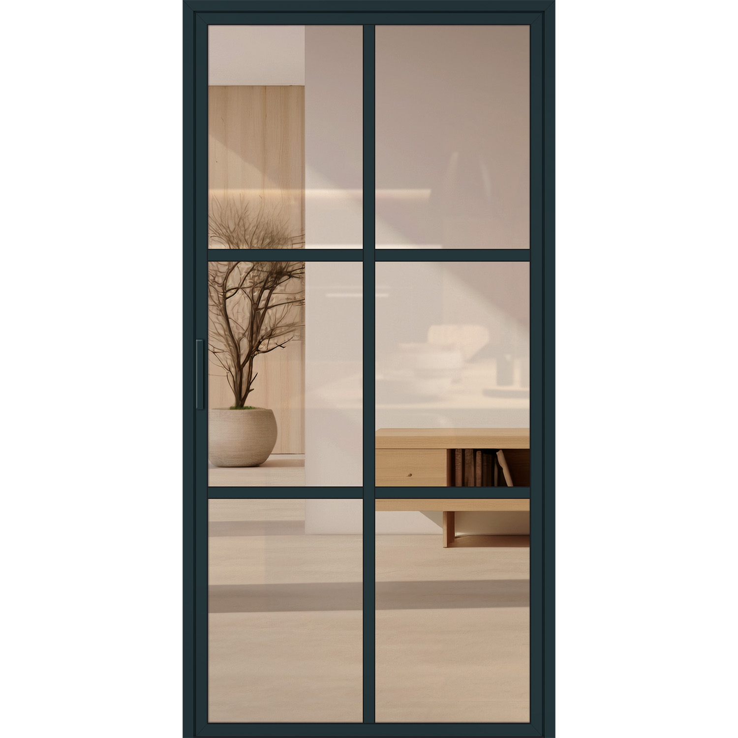 Lofttür Aluminium und Glas LOFT DE LUXE - Loft 4