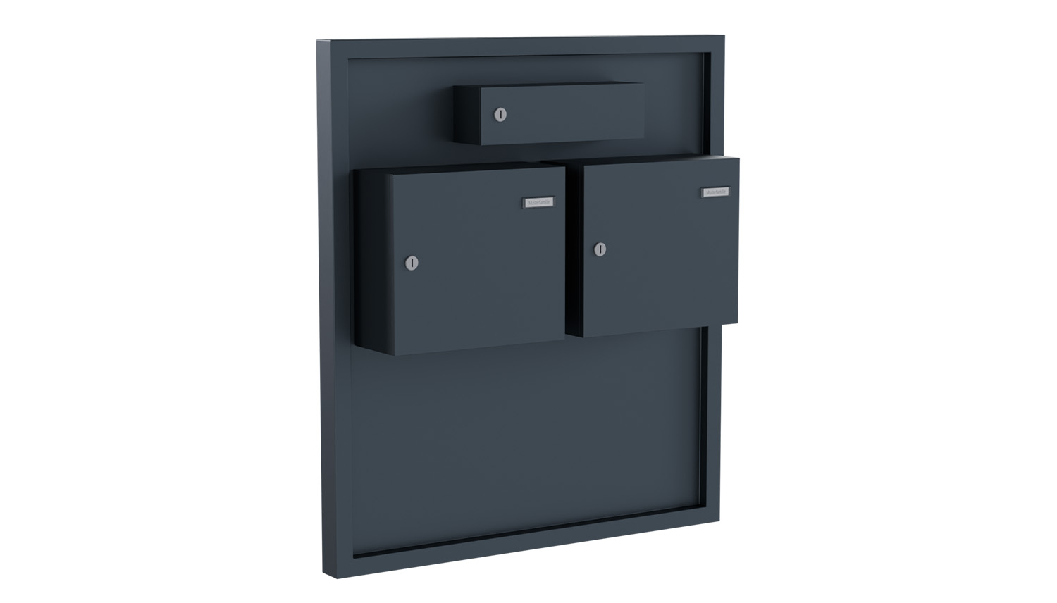 Standbriefkasten verzinkt 6 Briefkästen