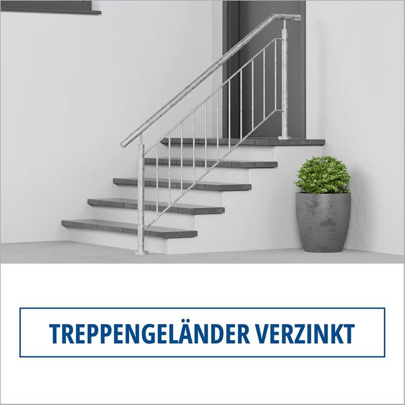 Treppengeländer verzinkt