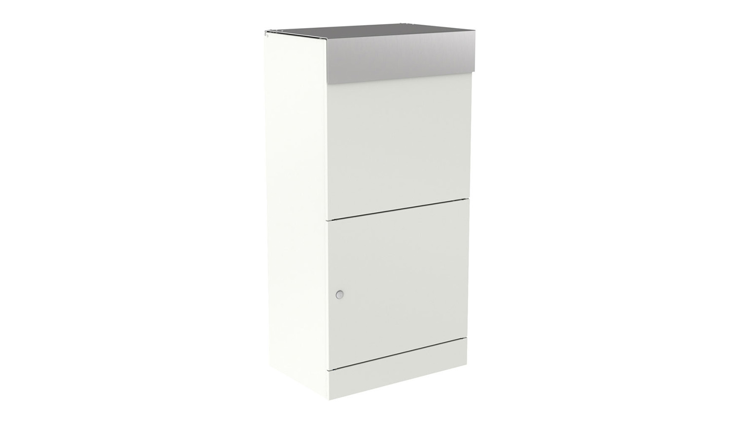 Paketbox Metall Montreal von KNOBLOCH mit Edelstahl-Klappe