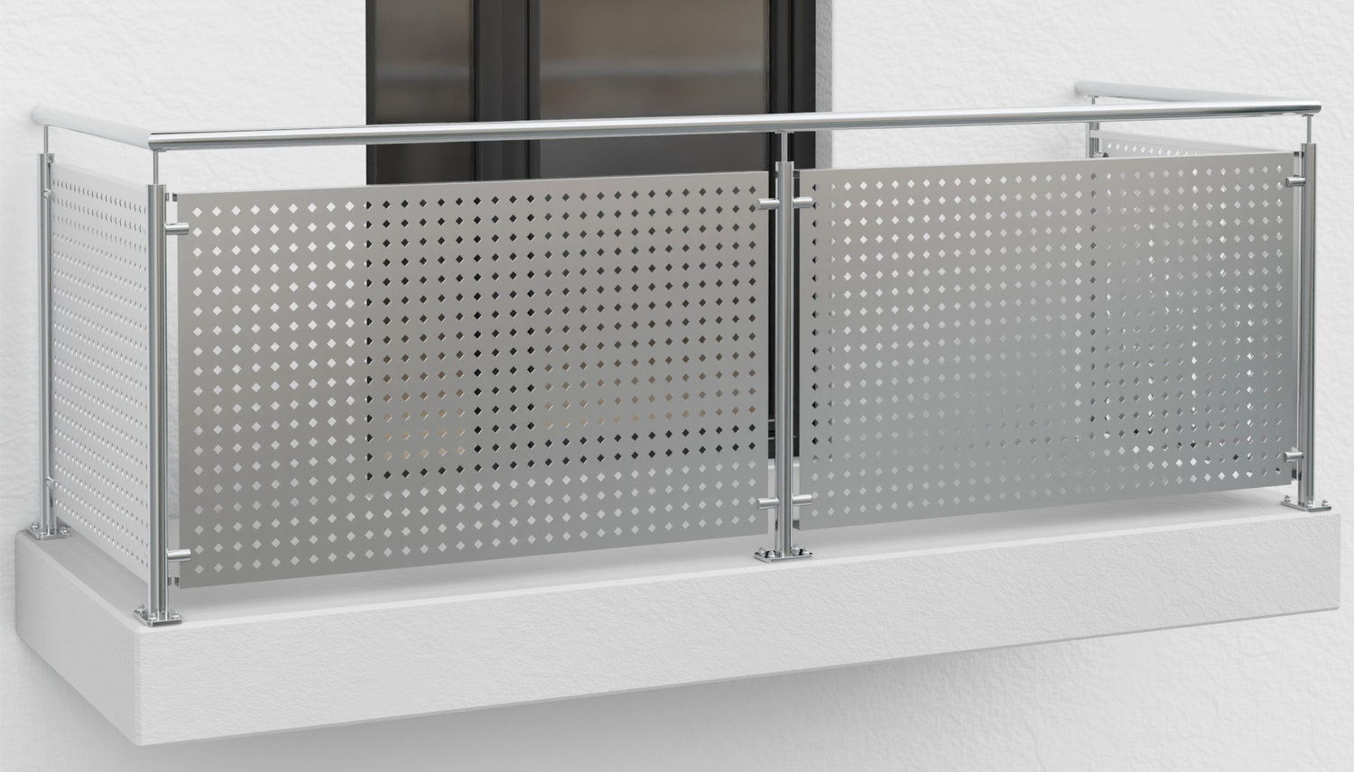 Balkonverkleidung Aluminium QL DI GE