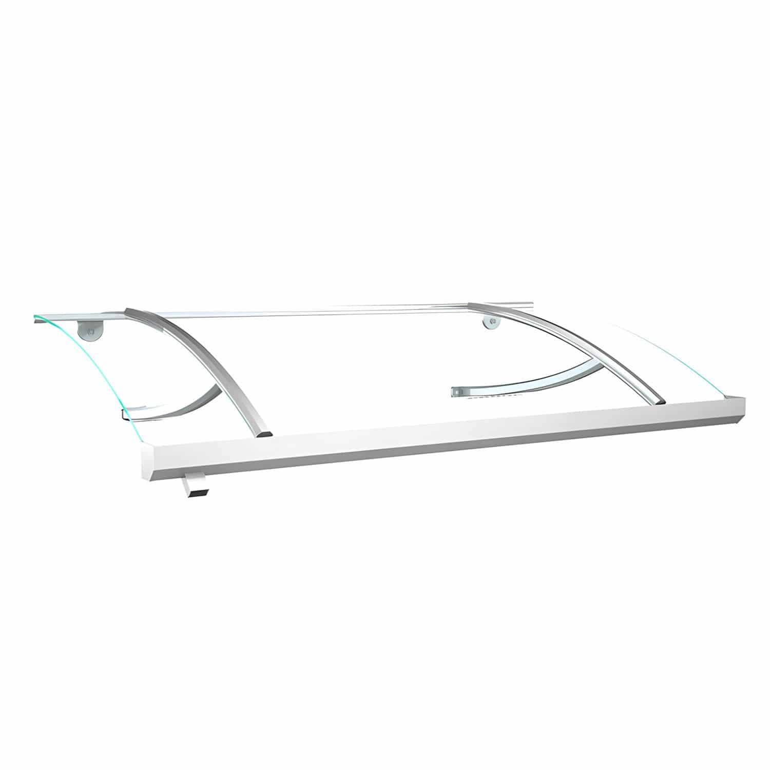 Vordach Aluminium Tessin Acrylglas