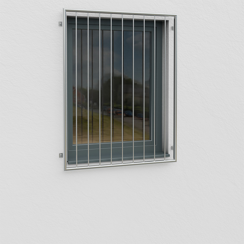 Fenstergitter Edelstahl