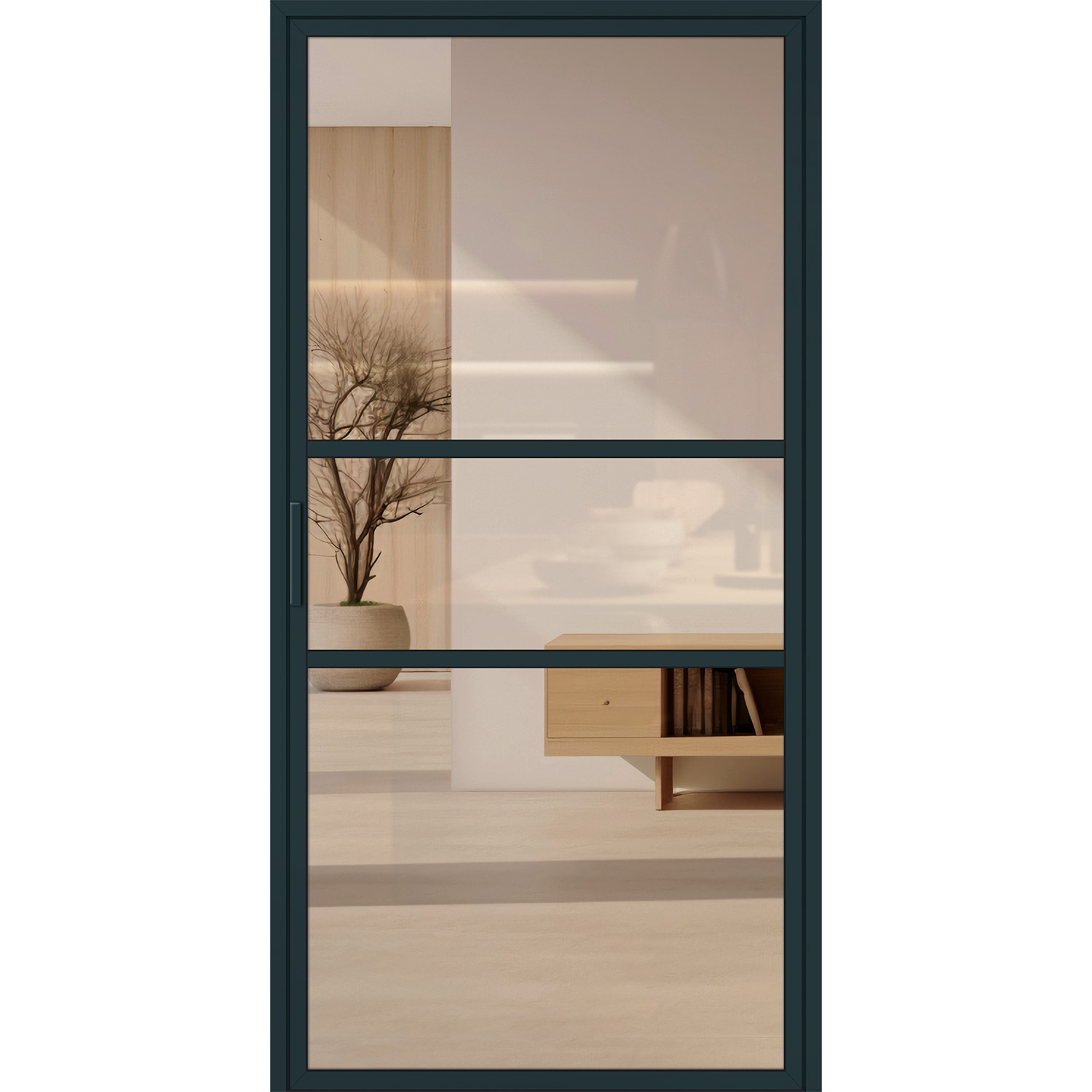Lofttür Aluminium und Glas LOFT DE LUXE - Loft 9