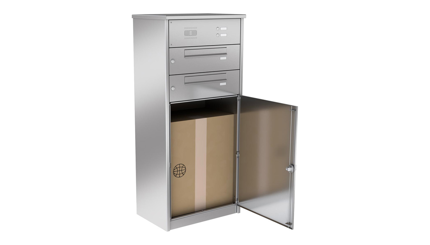 Paketbox Edelstahl Knobox 14 XL von KNOBLOCH