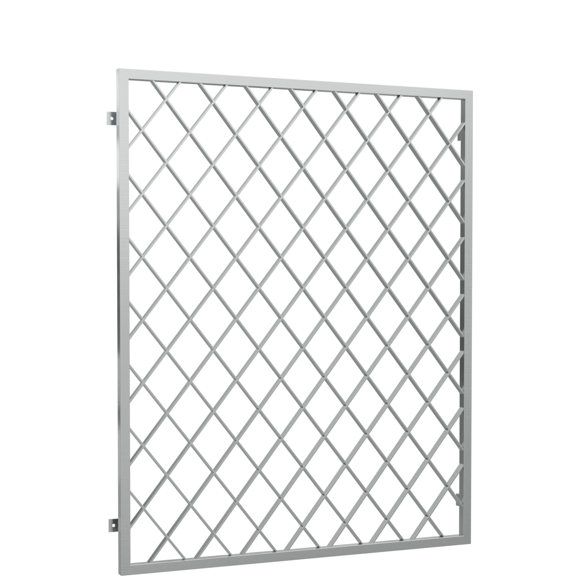 Fenstergitter Edelstahl Rauten Flachstahl