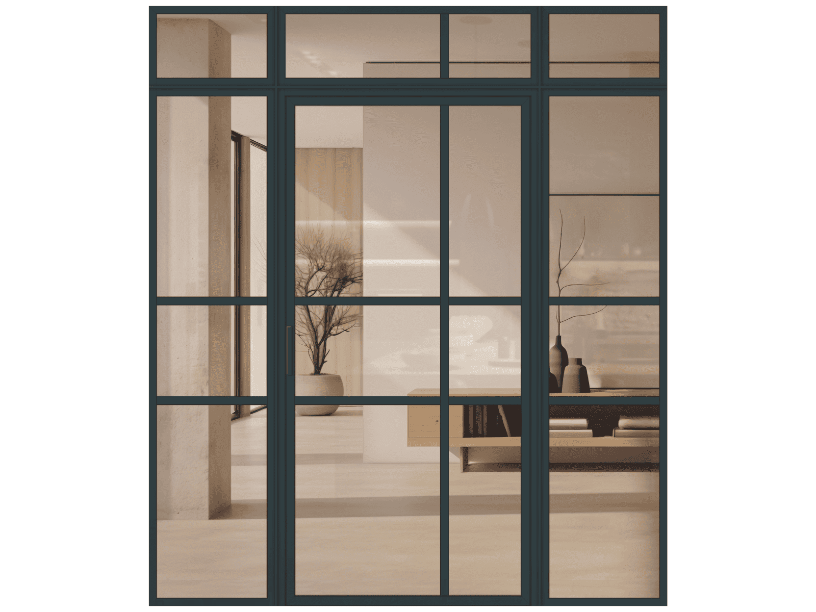 Lofttür Aluminium und Glas LOFT DE LUXE - Loft 10