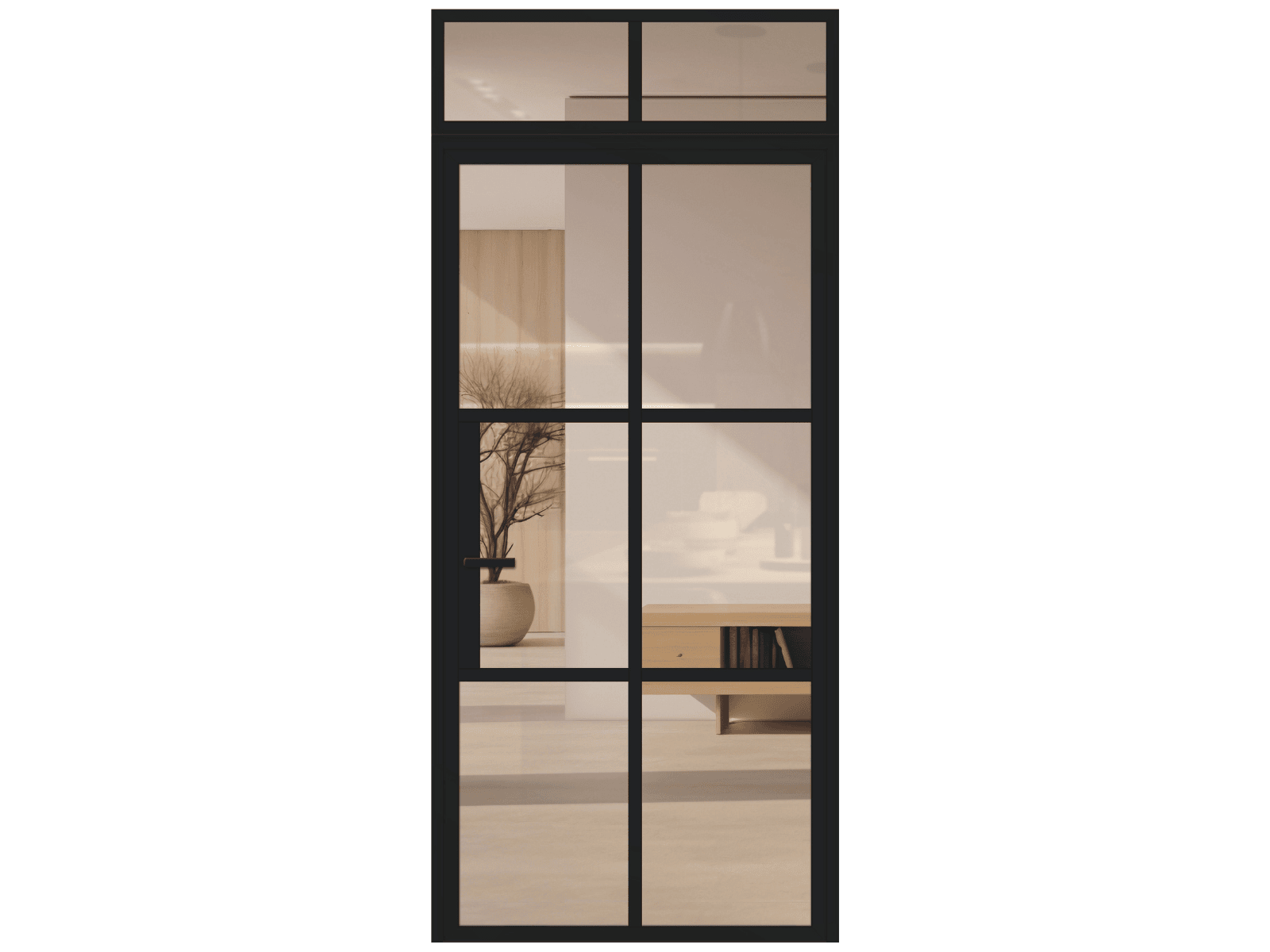 Lofttür Aluminium und Glas LOFT DE LUXE - Loft 4
