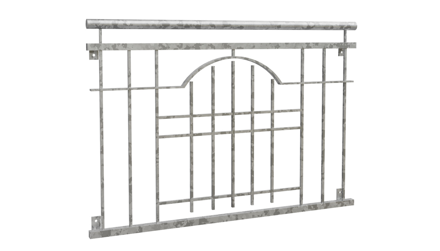Französischer Balkon verzinkt Modern III Ornament 