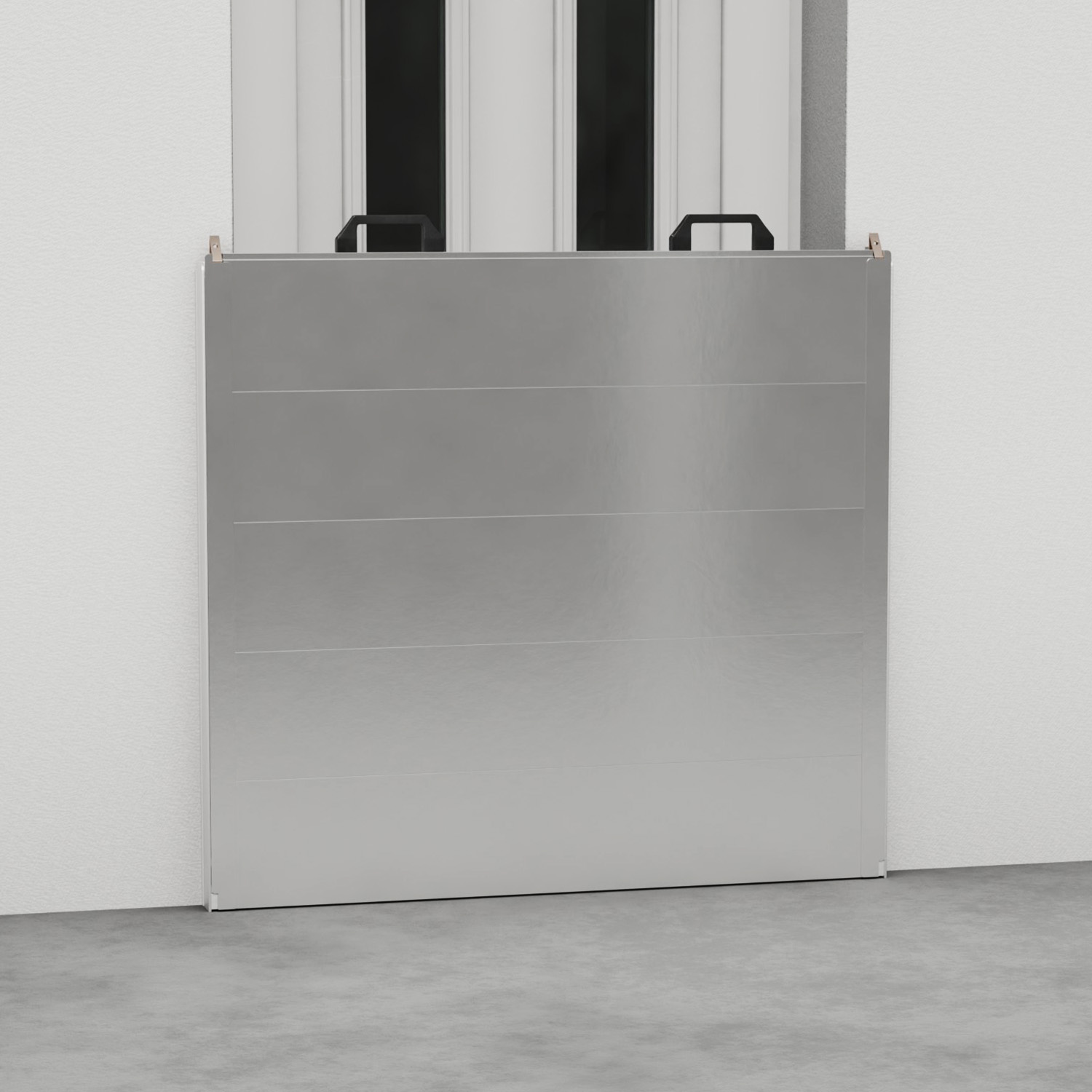 Mobile Wasserschutzwand aus Aluminium
