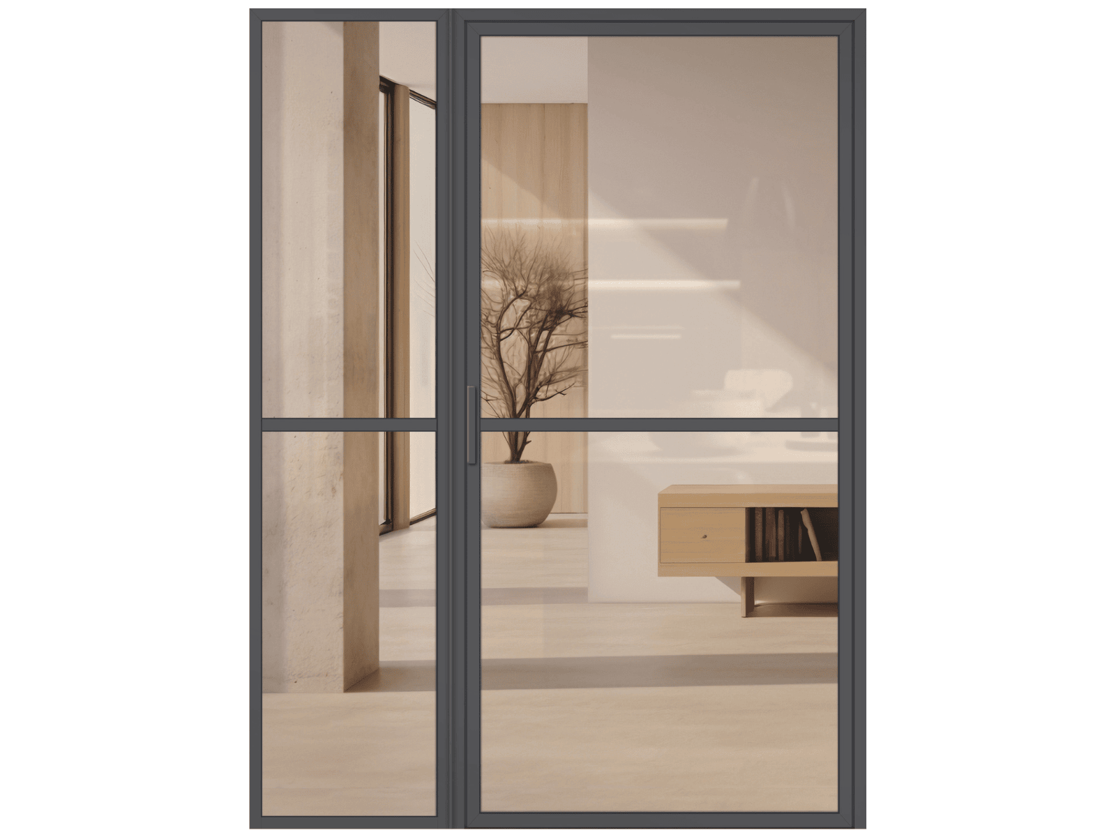 Lofttür Aluminium und Glas LOFT DE LUXE - Loft 1