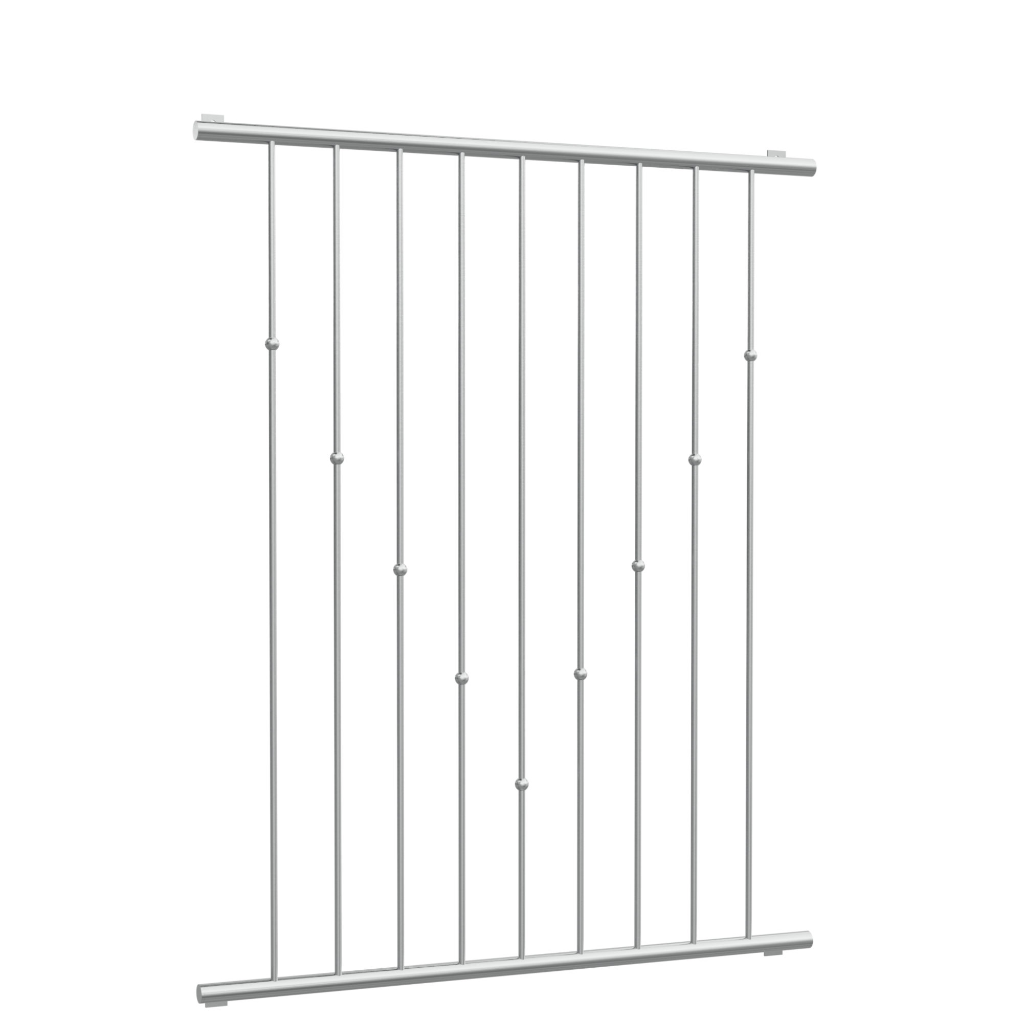 Fenstergitter Edelstahl V-Kugeln 2