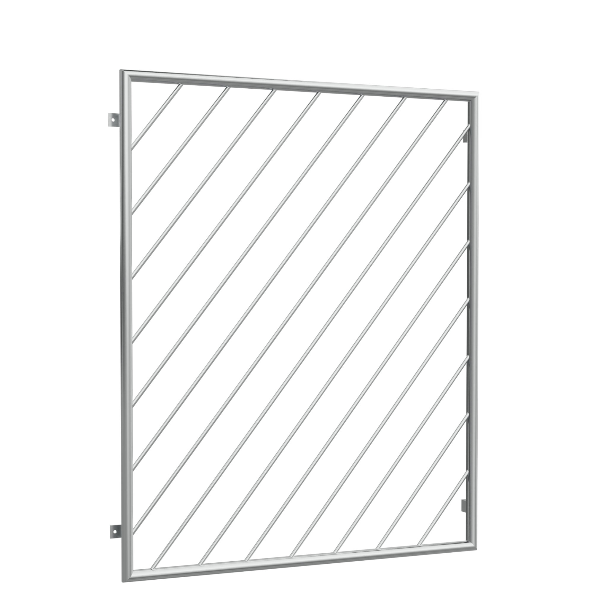 Fenstergitter Edelstahl Diagonalstab 1