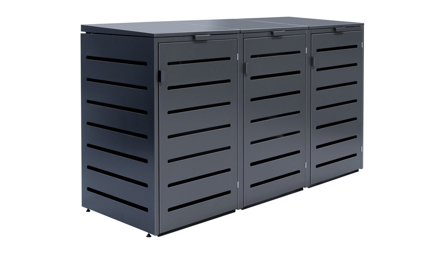 Mülltonnenbox Alu 3-türig MTB1031 240L von KNOBLOCH