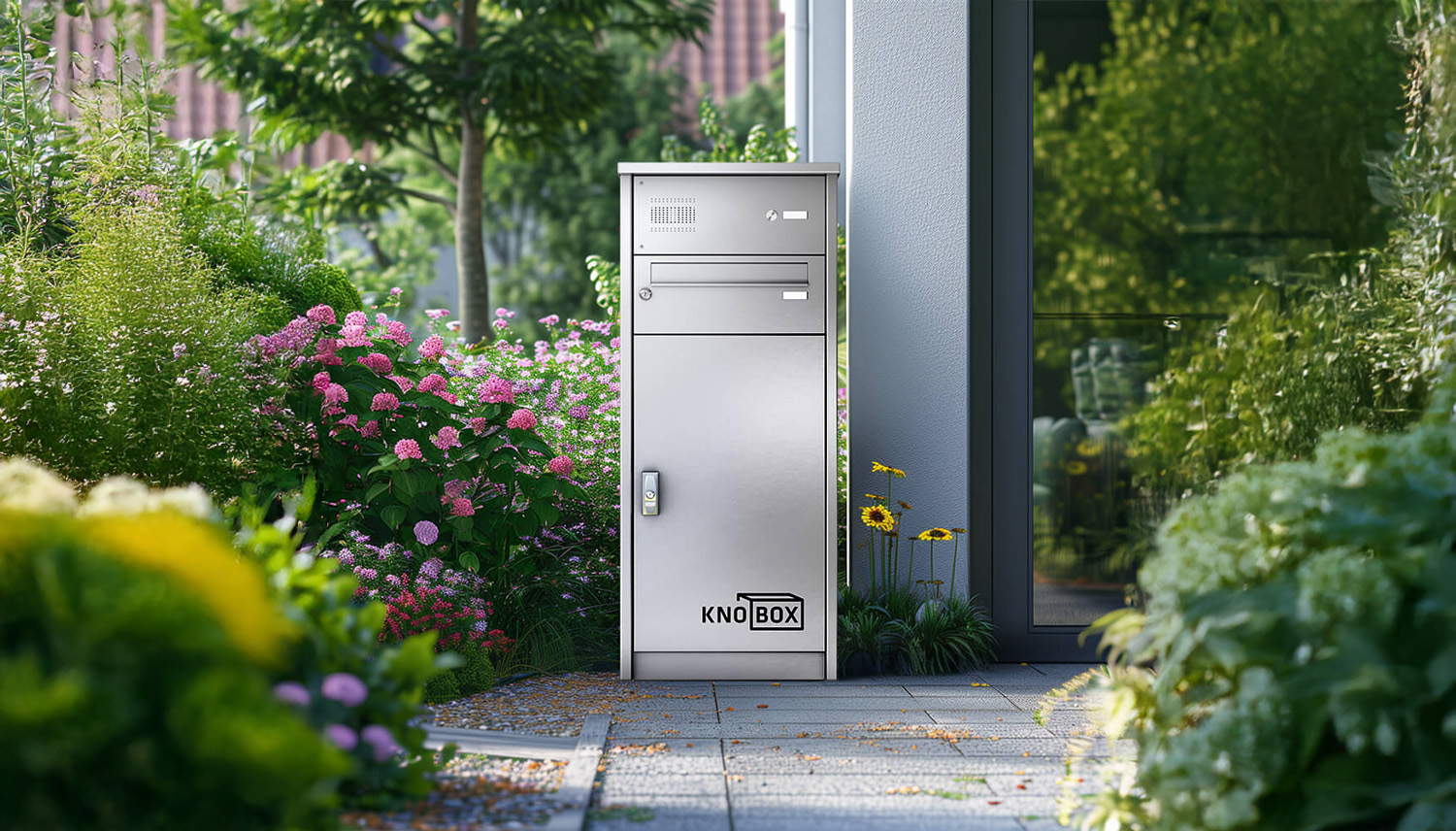 Paketbox Edelstahl Knobox 12 von KNOBLOCH
